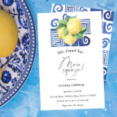Sie fand ihr Haupt Squeeze Lemon Brautparty Einladung
