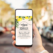 Sie fand ihr Haupt Squeeze Lemon Brautparty Einladung