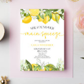 Sie fand ihr Haupt Squeeze Lemon Brautparty Einladung