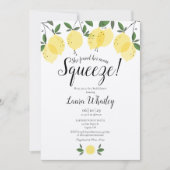 Sie fand ihr Haupt Squeeze Lemon Brautparty Einladung (Vorderseite)
