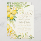 Sie fand ihr Haupt Squeeze Lemon Brautparty Einladung (Vorne/Hinten)