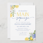 Sie fand ihr Haupt Squeeze Lemon Brautparty Einladung (Vorderseite)