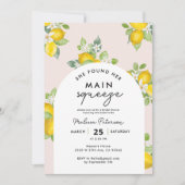 Sie fand ihr Haupt Squeeze Lemon Brautparty Einladung (Vorderseite)