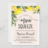 Sie fand ihr Haupt Squeeze Lemon Brautparty Einladung (Vorderseite)