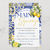 Sie fand ihr Haupt Squeeze Lemon Brautparty Einladung (Vorne/Hinten)