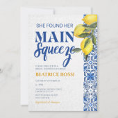 Sie fand ihr Haupt Squeeze Lemon Brautparty Einladung (Vorderseite)