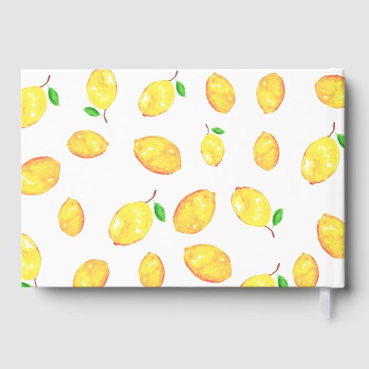 Sie fand ihr Haupt-Squeeze-Lemon-Brautparty Gästebuch (Rückseite)