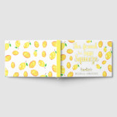 Sie fand ihr Haupt-Squeeze-Lemon-Brautparty Gästebuch (Voll)