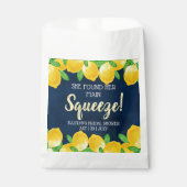Sie fand ihr Haupt Squeeze Lemon Brautparty Geschenktütchen (Vorderseite)