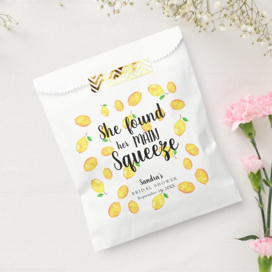 Sie fand ihr Haupt Squeeze Lemon Brautparty Geschenktütchen (Versiegelt)