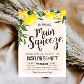 Sie fand ihr Haupt Squeeze Lemon Brautparty Inv Einladung