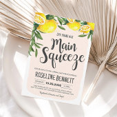 Sie fand ihr Haupt Squeeze Lemon Brautparty Inv Einladung