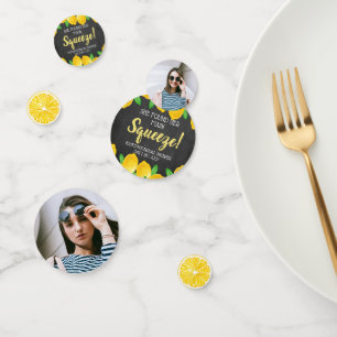 Sie fand ihr Haupt Squeeze Lemon Brautparty Konfetti