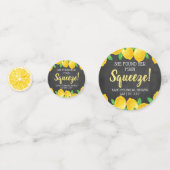 Sie fand ihr Haupt Squeeze Lemon Brautparty Konfetti (Vorderseiten)