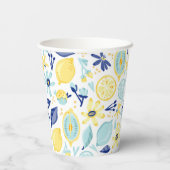 Sie fand ihr Haupt Squeeze Lemon Brautparty Pappbecher (Rückseite)