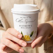 Sie fand ihr Haupt Squeeze Lemon Brautparty Pappbecher