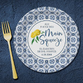 Sie fand ihr Haupt Squeeze Lemon Brautparty Pappteller