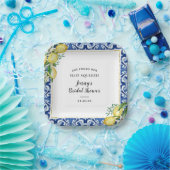 Sie fand ihr Haupt Squeeze Lemon Brautparty Pappteller (Party)