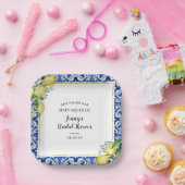 Sie fand ihr Haupt Squeeze Lemon Brautparty Pappteller (Party)