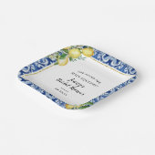 Sie fand ihr Haupt Squeeze Lemon Brautparty Pappteller (Gewinkelt)