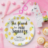 Sie fand ihr Haupt Squeeze Lemon Brautparty Pappteller (Party)