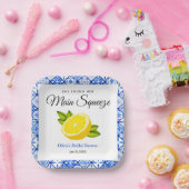 Sie fand ihr Haupt Squeeze Lemon Brautparty Pappteller (Party)