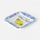 Sie fand ihr Haupt Squeeze Lemon Brautparty Pappteller (Gewinkelt)