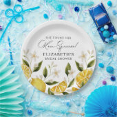 Sie fand ihr Haupt Squeeze Lemon Brautparty Pappteller (Party)