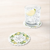 Sie fand ihr Haupt Squeeze Lemon Brautparty Untersetzer (Vor Ort)