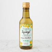 Sie fand ihr Haupt Squeeze Lemon Brautparty Weinetikett (Vorderseite)