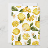 Sie fand ihr Haupt-Squeeze-Lemons-Brautparty Einladung (Rückseite)