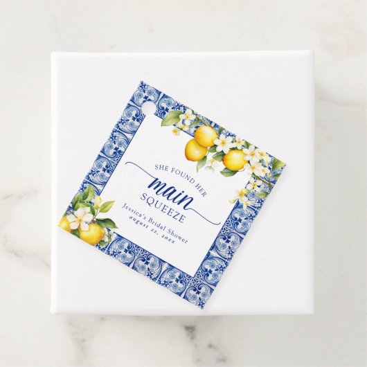 Sie fand ihr Haupt-Squeeze-Lemons-Brautparty Geschenkanhänger (Beispiel)