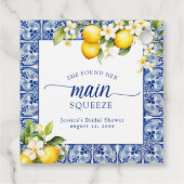 Sie fand ihr Haupt-Squeeze-Lemons-Brautparty Geschenkanhänger (Rückseite)
