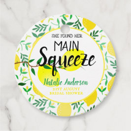 Sie fand ihr Haupt-Squeeze-Lemons-Brautparty Geschenkanhänger
