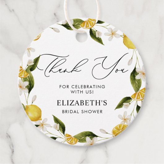 Sie fand ihr Haupt-Squeeze-Lemons-Brautparty Geschenkanhänger (Vorderseite)