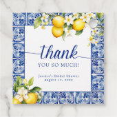 Sie fand ihr Haupt-Squeeze-Lemons-Brautparty Geschenkanhänger (Rückseite)