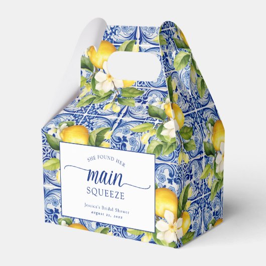 Sie fand ihr Haupt-Squeeze-Lemons-Brautparty Geschenkschachtel (Rückseite)