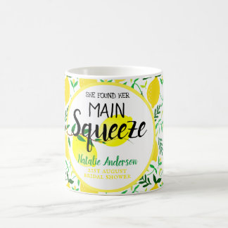 Sie fand ihr Haupt-Squeeze-Lemons-Brautparty Kaffeetasse