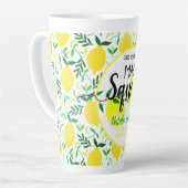 Sie fand ihr Haupt-Squeeze-Lemons-Brautparty Milchtasse (Linke Ecke)