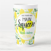 Sie fand ihr Haupt-Squeeze-Lemons-Brautparty Milchtasse (Vorderseite)