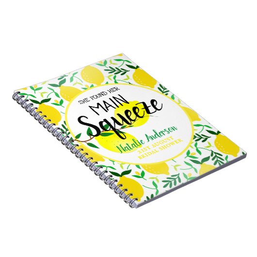 Sie fand ihr Haupt-Squeeze-Lemons-Brautparty Notizblock (Rechte Seite)