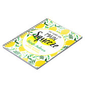Sie fand ihr Haupt-Squeeze-Lemons-Brautparty Notizblock (Linke Seite)