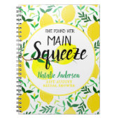 Sie fand ihr Haupt-Squeeze-Lemons-Brautparty Notizblock (Vorderseite)