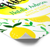 Sie fand ihr Haupt-Squeeze-Lemons-Brautparty Poster (Ecke)