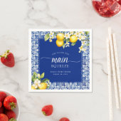 Sie fand ihr Haupt-Squeeze-Lemons-Brautparty Serviette (Beispiel)