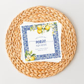 Sie fand ihr Haupt-Squeeze-Lemons-Brautparty Serviette