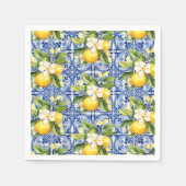 Sie fand ihr Haupt-Squeeze-Lemons-Brautparty Serviette (Vorderseite)