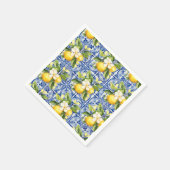 Sie fand ihr Haupt-Squeeze-Lemons-Brautparty Serviette (Ecke)