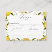 Sie fand ihr Haupt-Squeeze-Rezept Begleitkarte (Vorderseite)