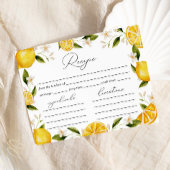 Sie fand ihr Haupt-Squeeze-Rezept Begleitkarte